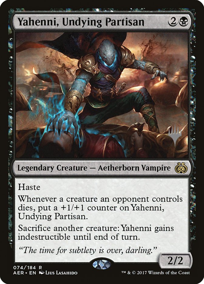 Yahenni, Undying Partisan (Promo Pack) [Aether Revolt Promos] | Tacoma Games