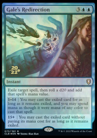 Gale's Redirection [Commander Legends: Battle for Baldur's Gate Prerelease Promos] | Tacoma Games