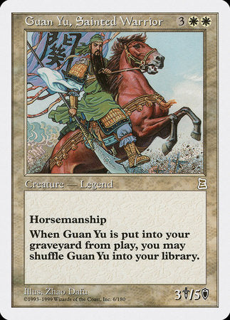 Guan Yu, Sainted Warrior [Portal Three Kingdoms] | Tacoma Games