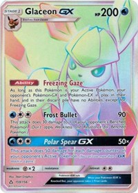 Glaceon GX (Secret Rare) (159) [SM - Ultra Prism] | Tacoma Games