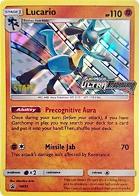 Lucario - SM95 (Staff Prerelease Promo) (SM95) [SM Promos] | Tacoma Games