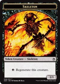 Skeleton Token (008) [Masters 25 Tokens] | Tacoma Games