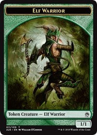Elf Warrior Token (011) [Masters 25 Tokens] | Tacoma Games