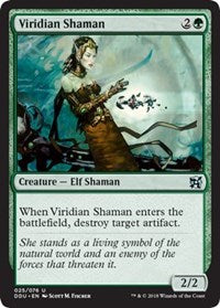 Viridian Shaman [Duel Decks: Elves vs. Inventors] | Tacoma Games