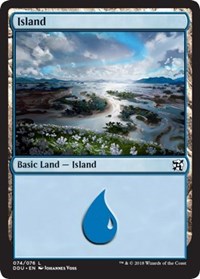 Island (74) [Duel Decks: Elves vs. Inventors] | Tacoma Games