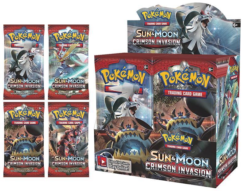 POKÉMON TCG Sun & Moon Crimson Invasion Booster | Tacoma Games