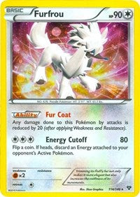 Furfrou (Cosmos Holo) - 114/146 XY Base Set (114) [Blister Exclusives] | Tacoma Games