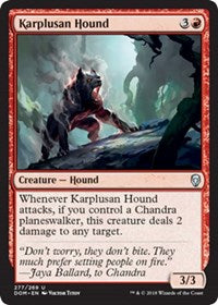 Karplusan Hound [Dominaria] | Tacoma Games