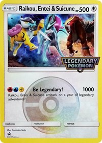 Raikou, Entei & Suicune (N/A) [Jumbo Cards] | Tacoma Games