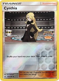 Cynthia - 119/156 (Regional Championship Promo) (119) [League & Championship Cards] | Tacoma Games