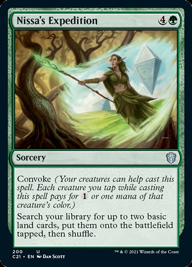 Nissa's Expedition [Commander 2021] | Tacoma Games