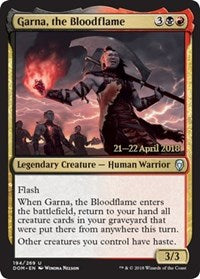 Garna, the Bloodflame [Dominaria Promos] | Tacoma Games