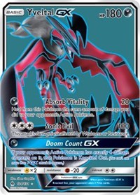 Yveltal GX (Full Art) (124) [SM - Forbidden Light] | Tacoma Games