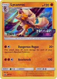 Lycanroc - SM118 (Staff Prerelease Promo) (SM118) [SM Promos] | Tacoma Games