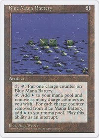 Blue Mana Battery [Fourth Edition] | Tacoma Games