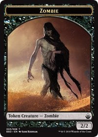 Zombie Token [Battlebond Tokens] | Tacoma Games