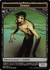 Zombie Token [Commander Anthology Volume II Tokens] | Tacoma Games