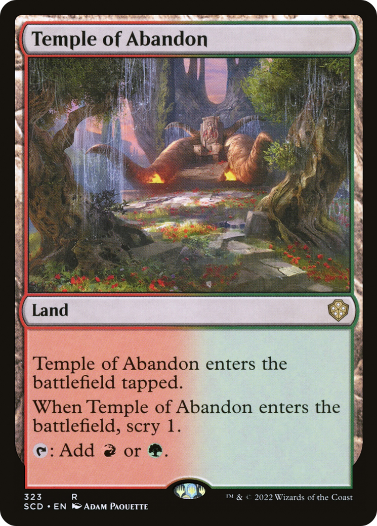 Temple of Abandon [Starter Commander Decks] | Tacoma Games