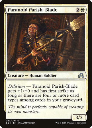 Paranoid Parish-Blade [Shadows over Innistrad] | Tacoma Games