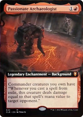 Passionate Archaeologist (Extended Art) [Commander Legends: Battle for Baldur's Gate] | Tacoma Games