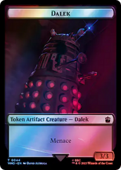 Dalek // Treasure (0063) Double-Sided Token (Surge Foil) [Doctor Who Tokens] | Tacoma Games