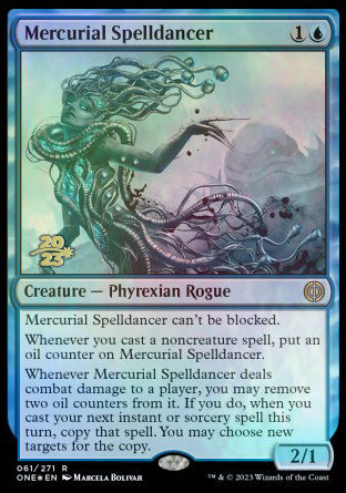 Mercurial Spelldancer [Phyrexia: All Will Be One Prerelease Promos] | Tacoma Games