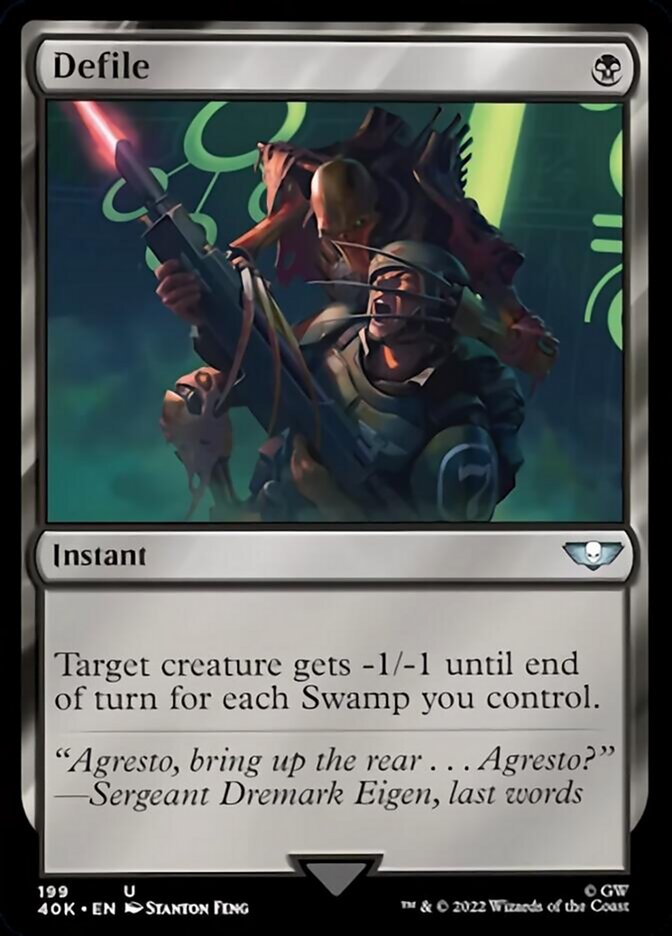 Defile (Surge Foil) [Universes Beyond: Warhammer 40,000] | Tacoma Games