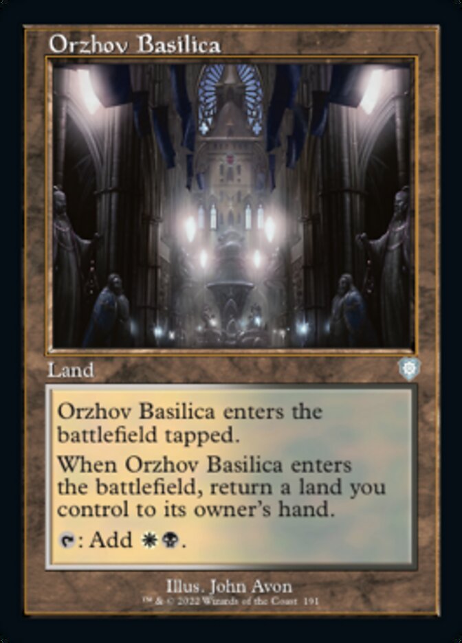 Orzhov Basilica (Retro) [The Brothers' War Commander] | Tacoma Games