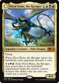 Nicol Bolas, the Ravager // Nicol Bolas, the Arisen [Core Set 2019 Promos] | Tacoma Games