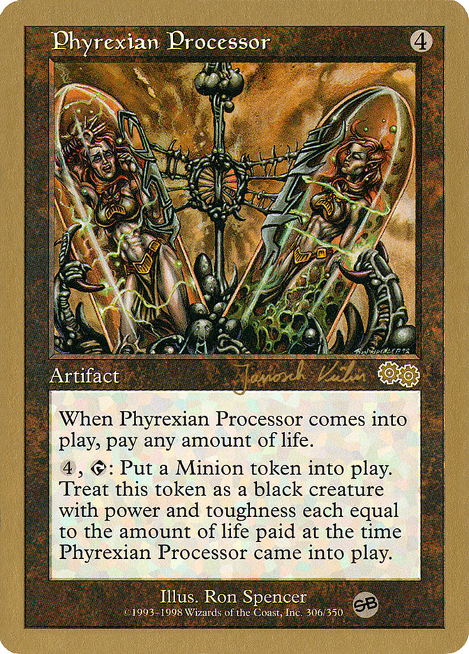 Phyrexian Processor (Janosch Kuhn) (SB) [World Championship Decks 2000] | Tacoma Games