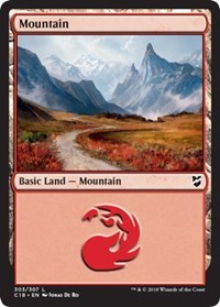 Mountain (303) [Commander 2018] | Tacoma Games