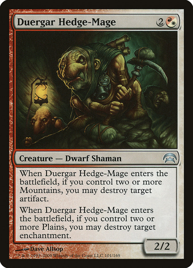 Duergar Hedge-Mage [Planechase] | Tacoma Games