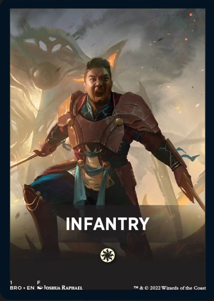 Infantry Theme Card [The Brothers' War Tokens] | Tacoma Games