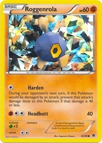 Roggenrola (Cracked Ice Holo) - 49/98 Emerging Powers (49) [Blister Exclusives] | Tacoma Games