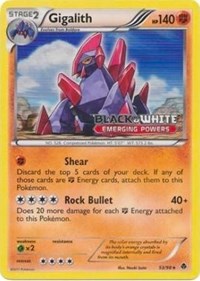 Gigalith - 53/98 (Prerelease Promo) (53) [Black and White Promos] | Tacoma Games