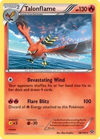 Talonflame (Cosmos Holo) - 28/146 XY Base Set (28) [Blister Exclusives] | Tacoma Games