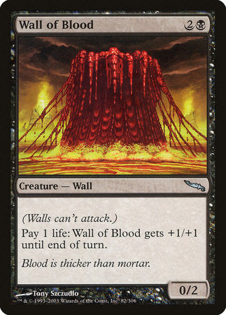 Wall of Blood [Mirrodin] | Tacoma Games