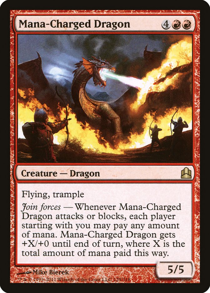 Mana-Charged Dragon [Commander 2011] | Tacoma Games