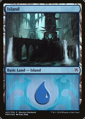 Island - Dimir (A01) [GRN Ravnica Weekend] | Tacoma Games