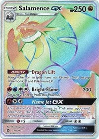 Salamence GX (Secret) (73) [Dragon Majesty] | Tacoma Games