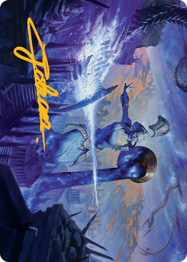 Ephara, Ever-Sheltering Art Card (Gold-Stamped Signature) [March of the Machine Art Series] | Tacoma Games