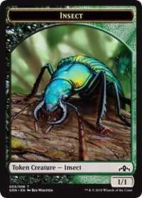 Insect Token [Guilds of Ravnica Tokens] | Tacoma Games