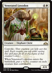 Venerated Loxodon [Guilds of Ravnica Promos] | Tacoma Games