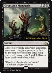 Gruesome Menagerie [Guilds of Ravnica Promos] | Tacoma Games