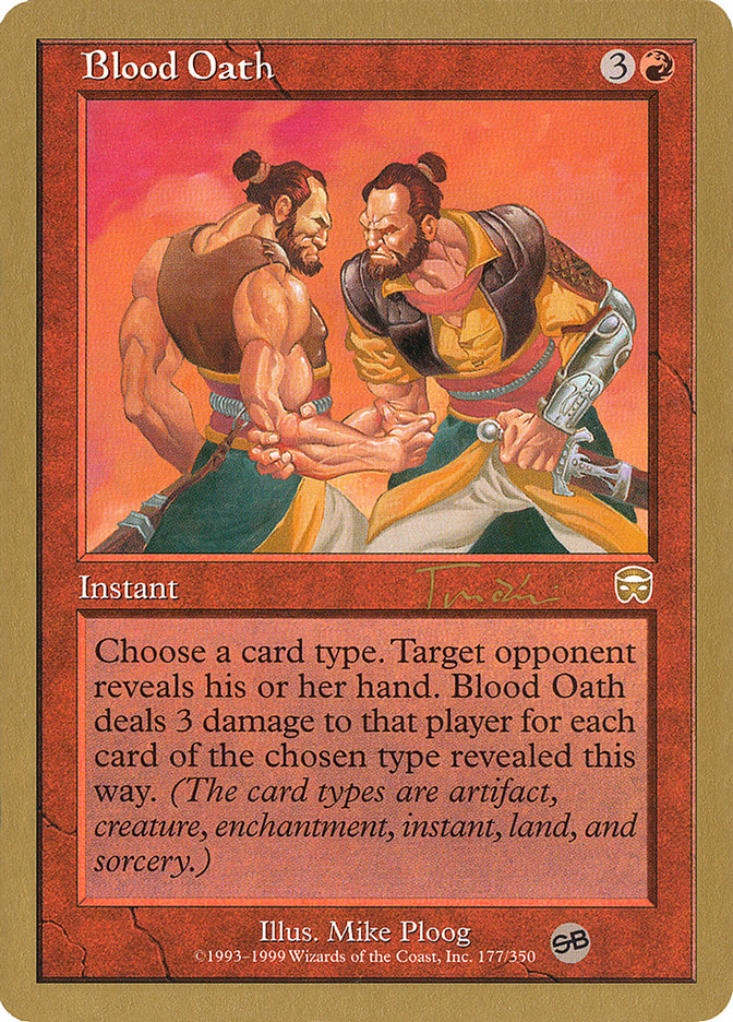 Blood Oath (Jan Tomcani) (SB) [World Championship Decks 2001] | Tacoma Games