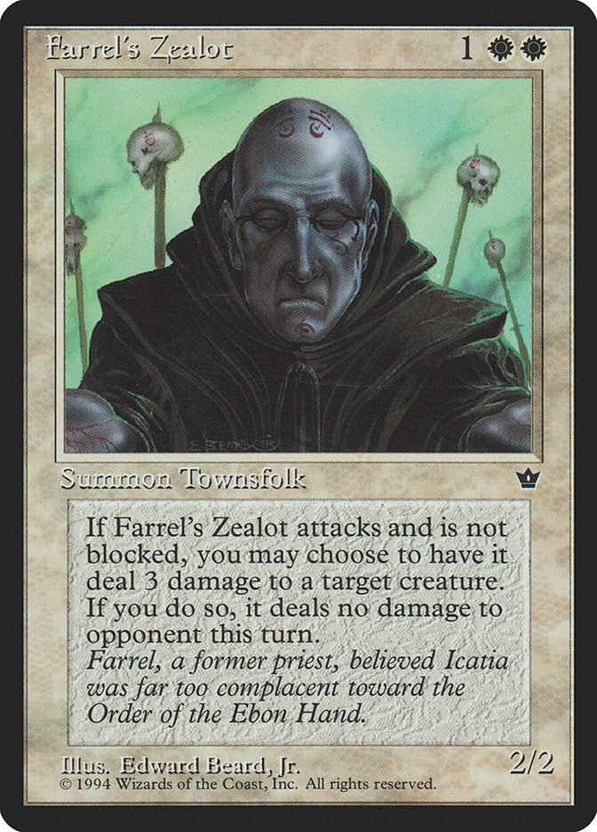 Farrel's Zealot (Edward P. Beard, Jr.) [Fallen Empires] | Tacoma Games