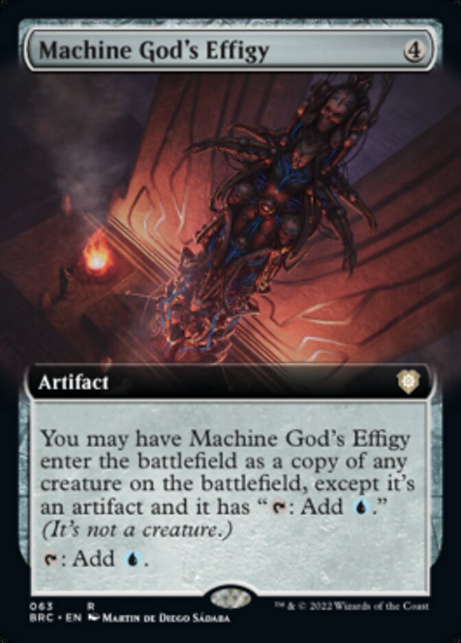 Machine God's Effigy (Extended Art) [The Brothers' War Commander] | Tacoma Games