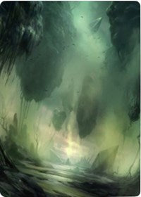 Swamp 1 Art Card [Zendikar Rising Art Series] | Tacoma Games