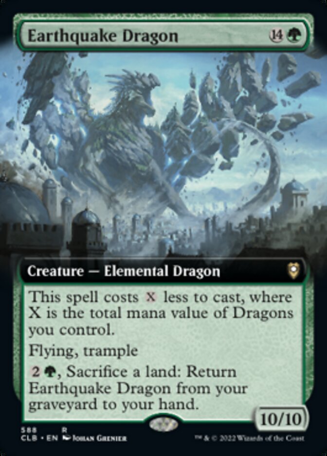 Earthquake Dragon (Extended Art) [Commander Legends: Battle for Baldur's Gate] | Tacoma Games