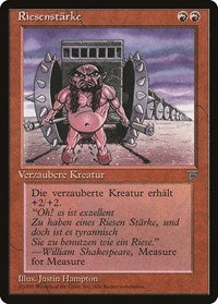 Giant Strength (German) - "Riesenstarke" [Renaissance] | Tacoma Games